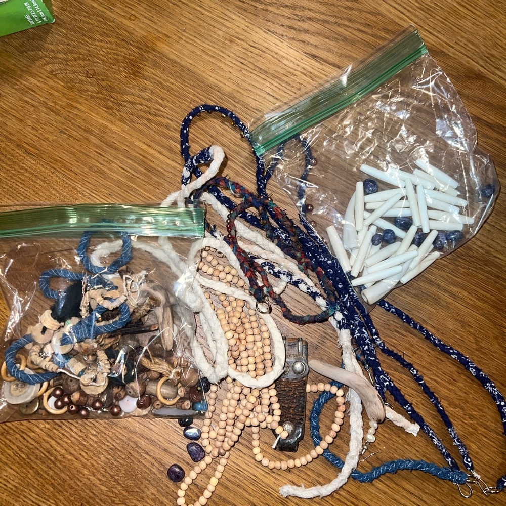 Assorted boho crafting lot